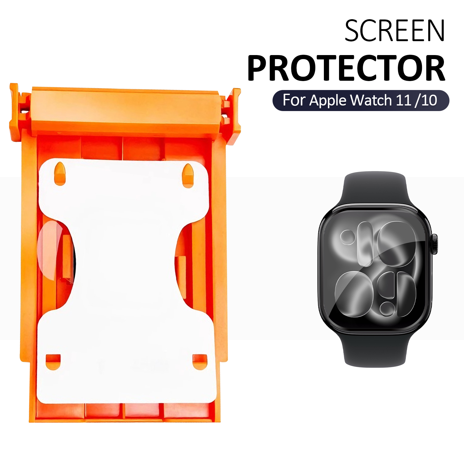 Glass Protector Auto - Apple Watch 11/10 Ekran Koruyucu Otomatik