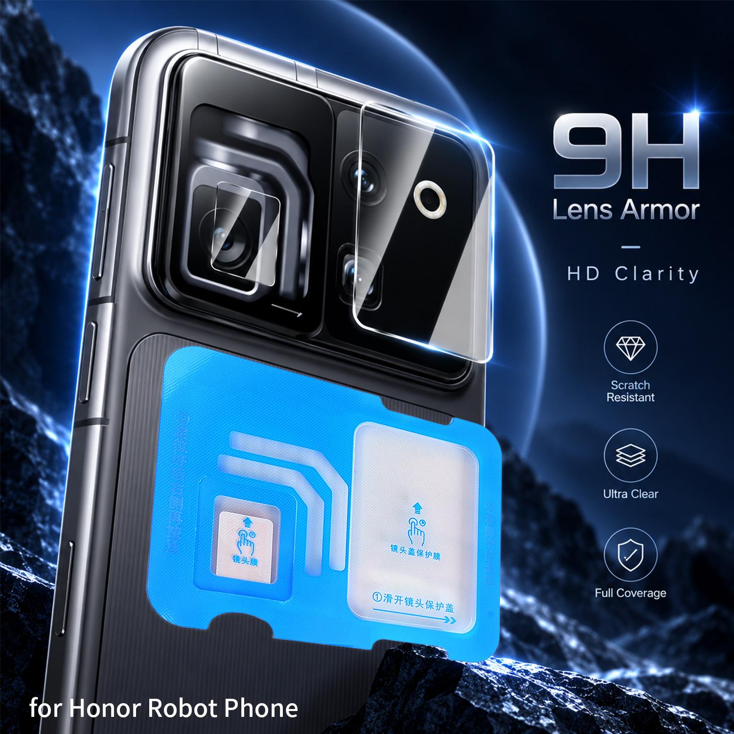Glass Protector Auto - Tozsuz Otomatik Montaj Kiti, Honor Robot