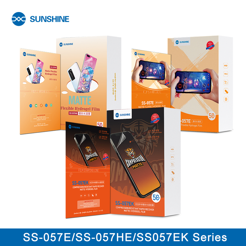Flexible Tpu Film - SUNSHINE SS-057HE/057E/057EK mat esnek hidrojel Film