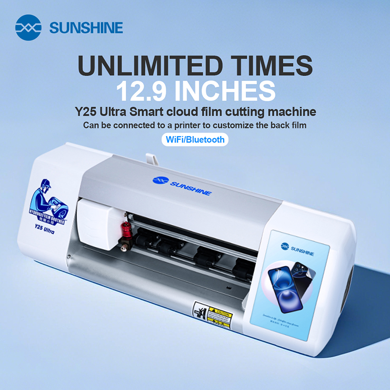 Screen Protector Cutter - SUNSHINE Y25 Ultra Sınırsız Kez Akıllı